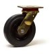Roulette pivotante diamètre 250 mm caoutchouc EASYROLL® NOIR MAX - 1000 Kg