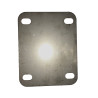 Plaque à souder  INOX 140x110 Entre-axe 105x80 épaisseur 3 mm