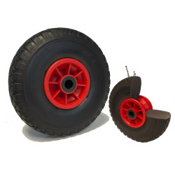 Roue increvable diable 260 x 85  (3.00-4) alésage 20 mm roulement à rouleaux