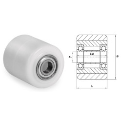 Galet 82 x 60 Polyamide