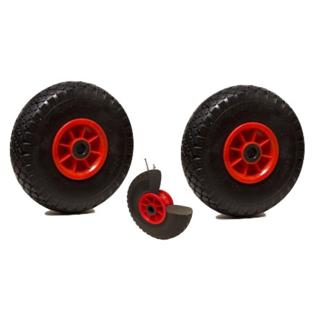 Roue Gonflable Pour Diable/chariot 260x85 (3.00-4) - Alésage 20mm Avec Roulement à Rouleaux, Marque POWER