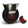 Roulette fixe diamètre 260 mm roue pneumatique increvable - 75 Kg