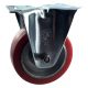 Roulette fixe diamètre 100 mm polyuréthane rouge REDTHANE®