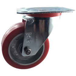 Roulette de transport pivotante 80mm 150 kg Roulettes pour meubles Charge  lourde