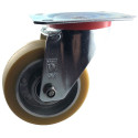 Roulette pivotante diamètre 82 mm polyuréthane FORTHANE® - 150Kg