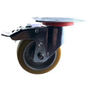 Roulette pivotante à frein diamètre 82 mm polyuréthane FORTHANE® - 150Kg