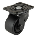 Roulette DESIGN pivotante Ø 73 mm POLYAMIDE RENFORCÉE NOIR - 300 Kg