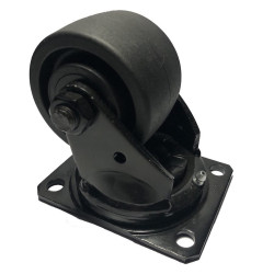 Roulette pivotante  diamètre 73 x 46 polyamide renforcée noir - 300Kg