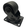 Roulette pivotante  diamètre 73 x 46 polyamide renforcée noir - 300Kg
