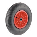 Roue  gonflable diamètre 400 x 100  alésage 25 mm roulement à rouleaux