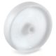 Roue polyamide blanc diamètre 100 x 30 alésage 12 longueur de moyeu 45 mm