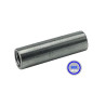 Entretoise INOX pour roue alésage 12  longueur de moyeu 40 vis de 8 mm