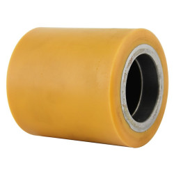 GALET TRANSPALETTE GERBEUR POLYURÉTHANE Ø 82 x 100 Corps acier