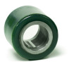 GALET TRANSPALETTE GERBEUR POLYURÉTHANE Silencieux SOFT VERT Ø82 x 60