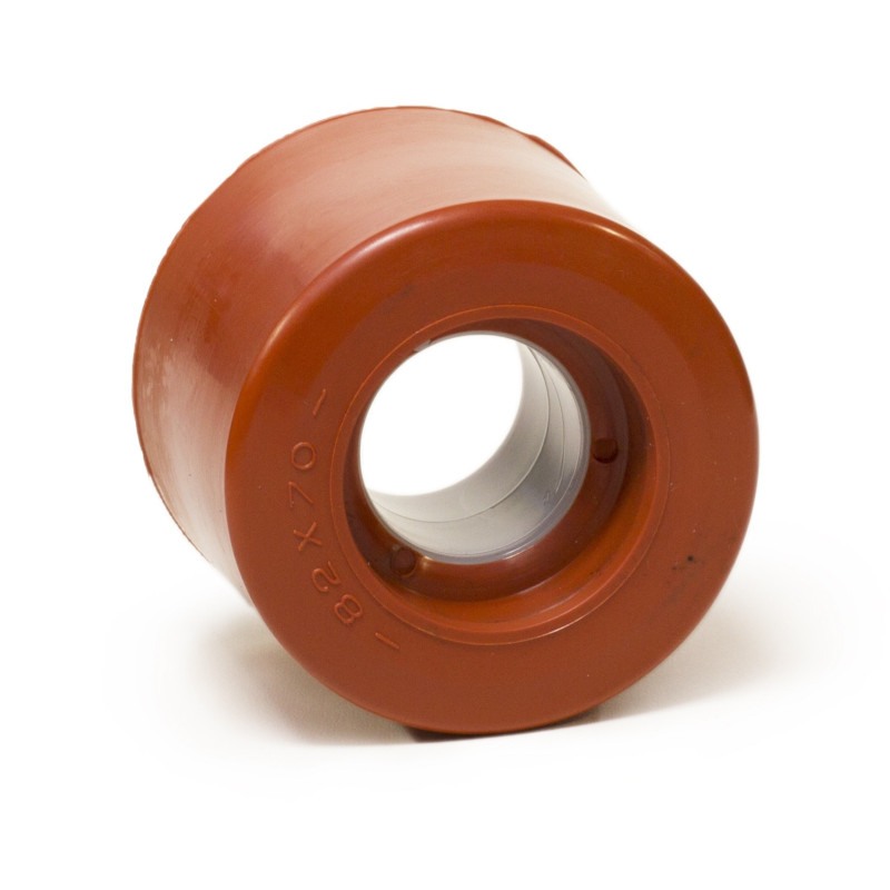 GALET TRANSPALETTE GERBEUR POLYURÉTHANE ROUGE Ø82 x 70 GALET TRANSPALETTE GERBEUR POLYURÉTHANE ROUGE Ø82 x 70
