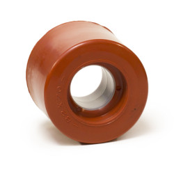 Galet 82 x 60 POLYURÉTHANE ROUGE Alimentaire