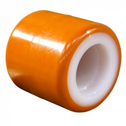 Galet 82 x 70 POLYURÉTHANE ORANGE Alimentaire