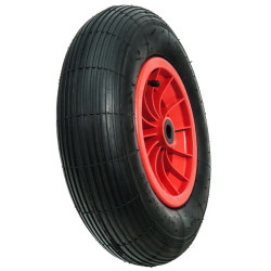 Roue  gonflable diamètre 400 x 100  alésage 20 mm roulement à rouleaux