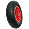 Roue  gonflable diamètre 400 x 100  alésage 20 mm roulement à rouleaux