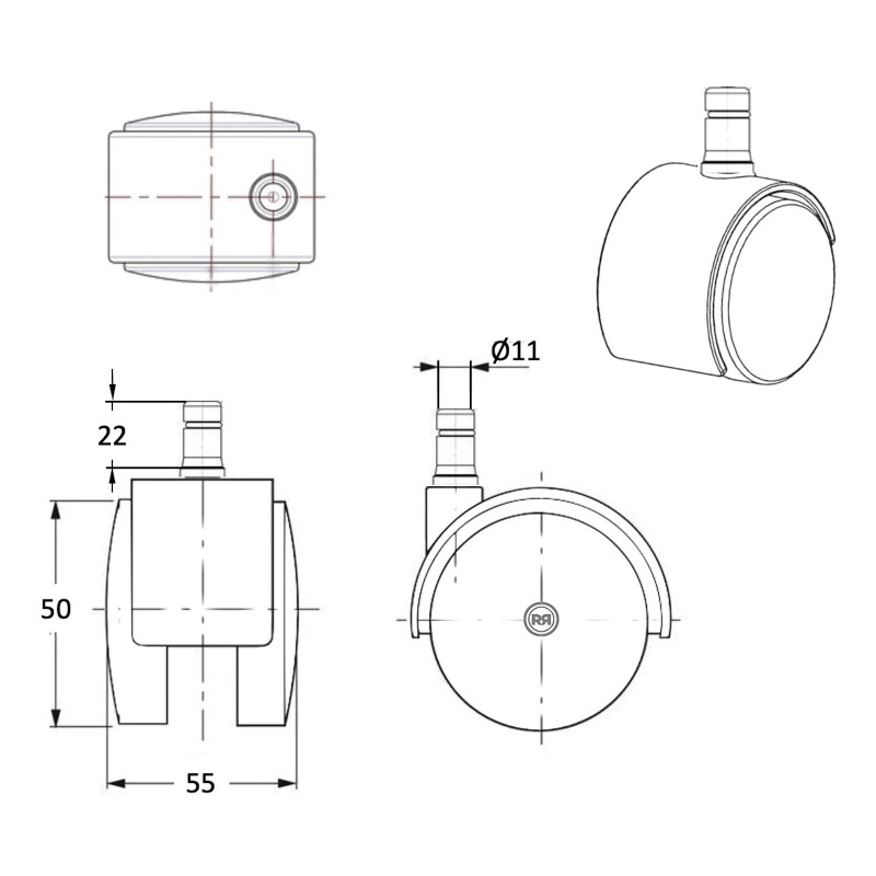 2 Fils De Test Avec Doubles Prises Banane 4mm - 1 Mètre, 1000V 15A, Couleurs Bleu Et Noir
