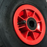 LOT de 4x roue gonflable diable 260 x 85  (3.00-4) alésage 25 mm roulement à rouleaux