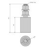 Plan Olive pour Guide haut Ø 40 x 60 hauteur 110 vis de 16 mm