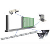 Kit pour portail coulissant de 4 m avec monture extérieur  et  8 m de rail - 400 kg