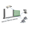 Kit pour portail coulissant de 3 m avec monture encastrée  et  6 m de rail - 400kg