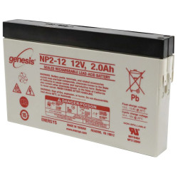 BATTERIE PLOMB ÉTANCHE NP1.2-12 ENERSYS  12V 1.2AH