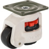 Roulette FOOT CASTOR Ø 63 mm avec patin d'immobilisation - 500 Kg