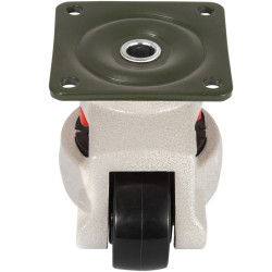 Roulette FOOT CASTOR Ø 63 mm avec patin d'immobilisation - 500 Kg