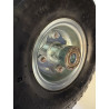 Roue gonflable avec races de Rouille (sinistre) 260 x 85 alésage 16 mm Axe déporté