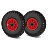 LOT de 2x  roue increvable diable 260 x 85  (3.00-4) alésage 25 mm roulement à rouleaux