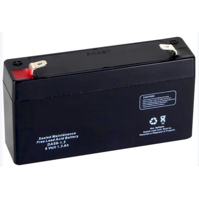 BATTERIE AGM VRLA PLOMB ETANCHE  6V - 1,3Ah GENESIS NP®