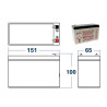 Plan BATTERIE AGM VRLA PLOMB ETANCHE  12V - 7Ah GENESIS NP®