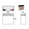 Plan BATTERIE AGM VRLA PLOMB ETANCHE  12V - 18Ah GENESIS NP®