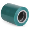 Galet 85 x 80 Polyuréthane SILENCIEUX SOFT VERT, corps acier