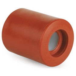 Galet 82 x 70 POLYURÉTHANE ROUGE Alimentaire